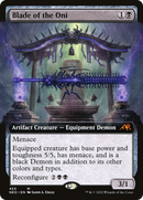 Blade of the Oni (Extended Art) (NEO-453) [Kamigawa: Neon Dynasty] Foil