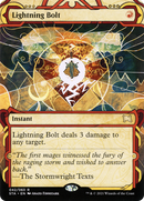 Lightning Bolt (STA-042) (Showcase) (Borderless) [Strixhaven Mystical Archive]