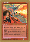 Pyroblast - 1998 Brian Selden (ICE) (SB) (WCD-BS213SB) [World Championship Decks 1998]