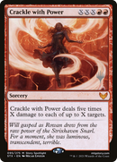 Crackle with Power (PPSTX-95P) [Promo Pack: Strixhaven: School of Mages Promos] Foil