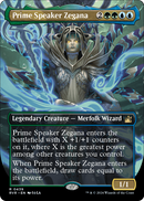 Prime Speaker Zegana (Anime Borderless) (RVR-439) [Ravnica Remastered] Foil