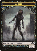 Zombie Token (Double-Sided) (PRE-1 // 1) [Eldritch Moon Promos] Foil