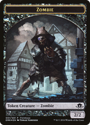 Zombie Token (Double-Sided) (PRE-1 // 1) [Eldritch Moon Promos] Foil