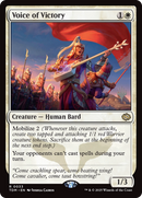 Voice of Victory (PPTDM-033) [Promo Pack: Tarkir: Dragonstorm] Foil