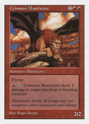 Crimson Manticore (5ED-217) [Fifth Edition]