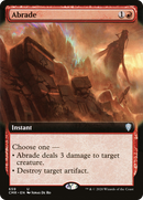 Abrade (Extended Art) (CMR-659) [Commander Legends] Foil