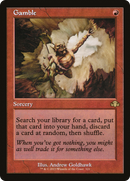 Gamble (Retro Frame) (DMR-321) [Dominaria Remastered] Foil