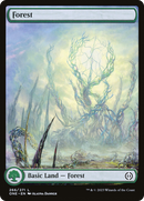 Forest (266) - Full Art (ONE-266) [Phyrexia: All Will Be One] Foil