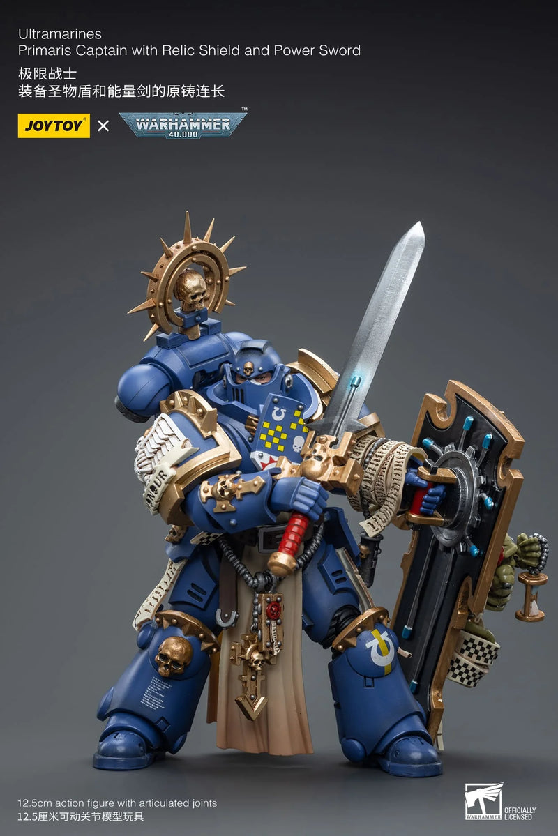 Joytoy: Ultramarines Captain with Relic Shield and Power Sword