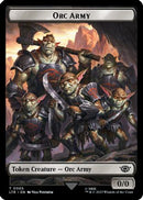 Orc Army (0005) // Food (0009) Double-Sided Token (LTR-5 // 9) [The Lord of the Rings: Tales of Middle-earth] Foil