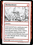 Bombardment (No PW Symbol) (CMB1-053) [Mystery Booster Playtest Cards 2021]