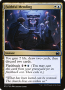 Faithful Mending (MID-221) [Innistrad: Midnight Hunt] Foil
