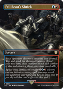 Fell Beast's Shriek (Borderless) (LTC-508) [Tales of Middle-earth Commander] Foil