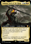 Sauron, Lord of the Rings (Extended Art) (LTC-092) [Tales of Middle-earth Commander]