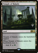 Temple of Malady (PPM21-253P) [Promo Pack: Core Set 2021 Promos] Foil