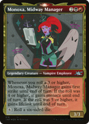 Monoxa, Midway Manager (Showcase) (Galaxy Foil) (UNF-516) [Unfinity] Foil