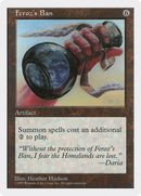 Feroz's Ban (5ED-370) [Fifth Edition]