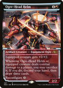 Ogre-Head Helm (Showcase) (NEO-387) [Kamigawa: Neon Dynasty] Foil