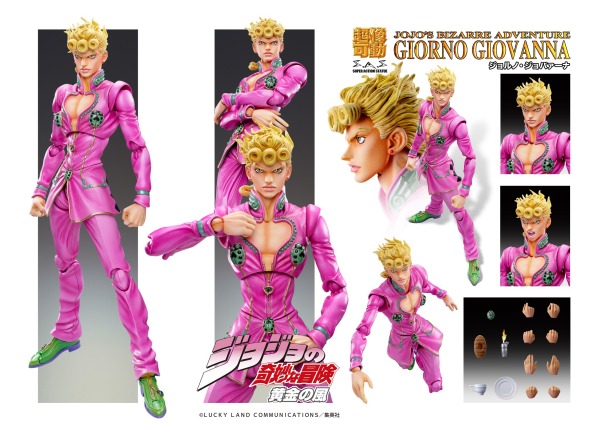 Jojo's Bizaree Adventure: Giorno Giovanna Super Action Statue