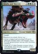 Ghalta and Mavren (PRE-225) [March of the Machine Promos] Foil