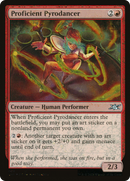Proficient Pyrodancer (Galaxy Foil) (UNF-406) [Unfinity] Foil