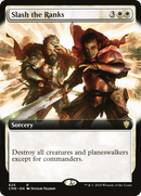 Slash the Ranks (Extended Art) (CMR-625) [Commander Legends] Foil