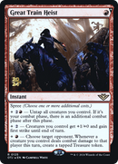 Great Train Heist (PRE-125) [Outlaws of Thunder Junction Promos] Foil