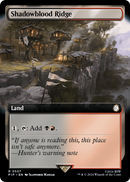 Shadowblood Ridge (Extended Art) (PIP-507) [Fallout] Foil