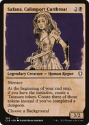 Safana, Calimport Cutthroat (Showcase) (CLB-390) [Commander Legends: Battle for Baldur's Gate] Foil