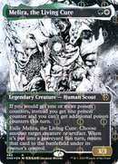 Melira, the Living Cure (Borderless) (Step-and-Compleat Foil) (ONE-469) (Showcase) [Phyrexia: All Will Be One] Foil