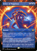 Force of Negation (Borderless) (2X2-346) [Double Masters 2022] Foil