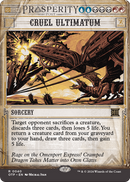 Cruel Ultimatum (OTP-040) (Showcase) (Borderless) [Breaking News] Foil