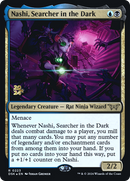 Nashi, Searcher in the Dark (PRE-223) [Duskmourn: House of Horror Promos] Foil