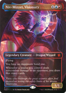 Niv-Mizzet, Visionary (Borderless) (Mana Foil) (FDN-411) [Foundations] Foil