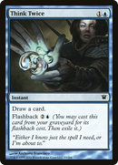 Think Twice (ISD-083) [Innistrad] Foil