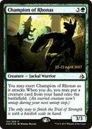 Champion of Rhonas (PRE-159) [Amonkhet Promos] Foil