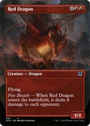 Red Dragon (Borderless) (AFR-294) (Borderless) [Adventures in the Forgotten Realms] Foil
