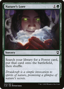 Nature's Lore (CLB-244) [Commander Legends: Battle for Baldur's Gate] Foil