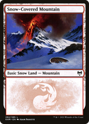 Snow-Covered Mountain (KHM-282) [Kaldheim] Foil