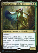 Lathril, Blade of the Elves (KHC-001) [Kaldheim Commander] Foil