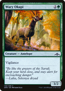 Wary Okapi (GRN-149) [Guilds of Ravnica] Foil