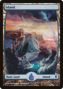 Island (236) - Full Art (ZEN-236) [Zendikar] Foil