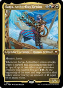 Satya, Aetherflux Genius (Foil Etched) (M3C-023) [Modern Horizons 3 Commander] Foil
