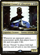 Kambal, Consul of Allocation (PRE-183) [Kaladesh Promos] Foil
