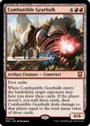 Combustible Gearhulk (Ripple Foil) (M3C-210) [Modern Horizons 3 Commander] Foil