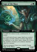 Sage of the Maze (Extended Art) (Ripple Foil) (M3C-067) [Modern Horizons 3 Commander] Foil