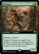 Polygoyf (Extended Art) (Ripple Foil) (M3C-065) [Modern Horizons 3 Commander] Foil