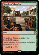 Temple of Abandon (Ripple Foil) (M3C-385) [Modern Horizons 3 Commander] Foil