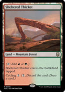 Sheltered Thicket (Ripple Foil) (M3C-374) [Modern Horizons 3 Commander] Foil