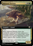 Infested Thrinax (Extended Art) (Ripple Foil) (M3C-074) [Modern Horizons 3 Commander] Foil